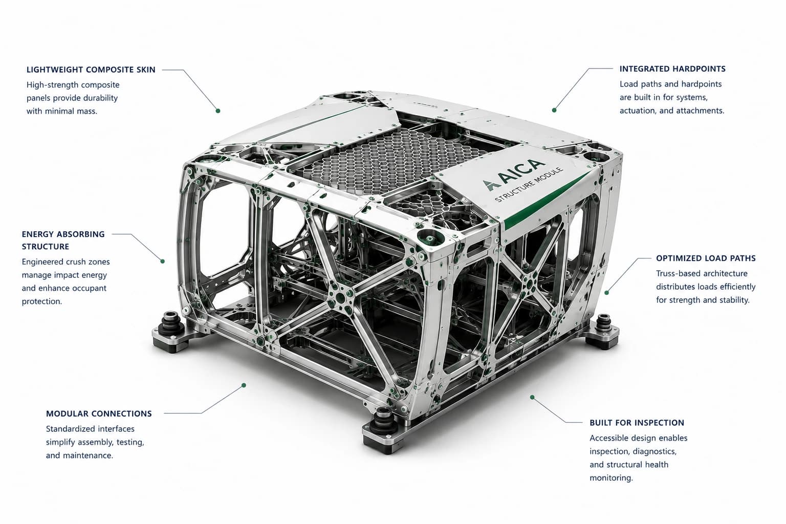 AICA structural frame engineering concept study